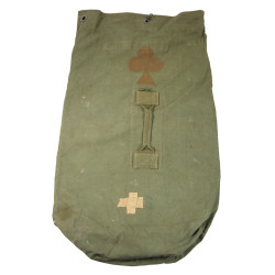 Sac paquetage (Duffle Bag), nominatif, code d'invasion, 1943
