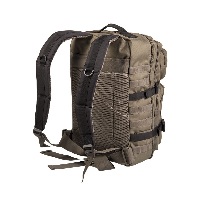 Sac à dos, noir/kaki, grand modèle