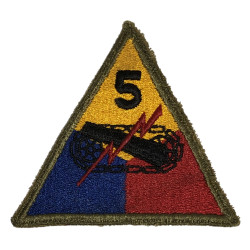 Insigne, 5th Armored Division, Normandie, Ardennes