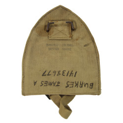 Étui de pelle en T, British-Made, Pfc. James Burkes, 9th Air Force, USAAF, Normandie
