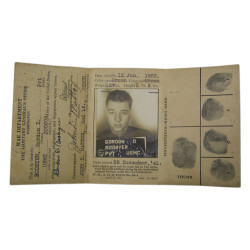 Dog Tag & Identification Card, Pvt. Gordon Boobyer, USMC, Iceland & Guadalcanal
