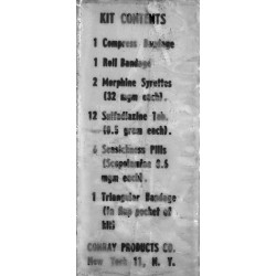 Pochette, First Aid, Individual Aviator's Kit