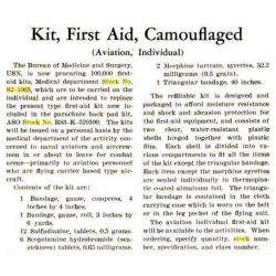 Kit, First-Aid, Aviator's, Individual