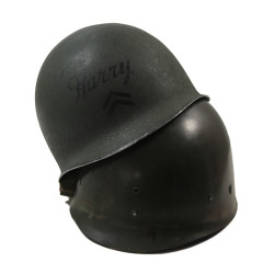 Helmet, M1, Fixed Bales, Corporal, Named, Inland Liner