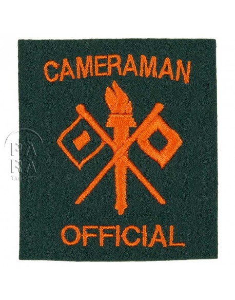 Insigne Official Cameraman