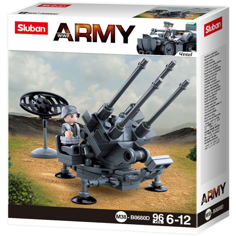 German Army Air-defense artillery, SLUBAN, M38-B0680D