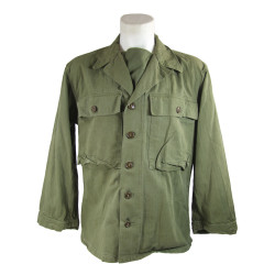 Jacket, HBT (Herringbone Twill), Special, OD 7, US Army, 34R