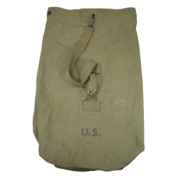 Sac paquetage (Duffle Bag), 1st Lt. Charles Schoew, pilote de B-24, 512th BS, 376th BG, 15th Air Force, USAAF, ETO