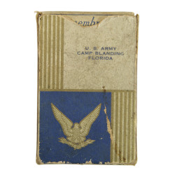 Jeu de cartes, Remembrance, U.S. Army, Camp Blanding