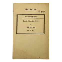 Manual, Field, FM 23-30, Grenades, 1942