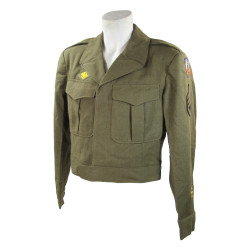 Blouson Ike, S/Sgt. Edward Slogan, 9th Air Force, USAAF, ETO