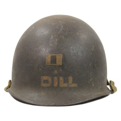 Helmet, M1, Westinghouse Liner, Captain, Named