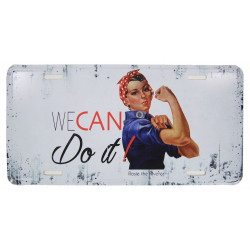 Small Plate, Rosie the Riveter, We Can Do It!