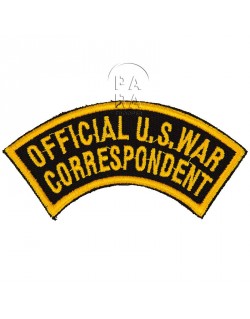 Insigne Official U.S. War Correspondent