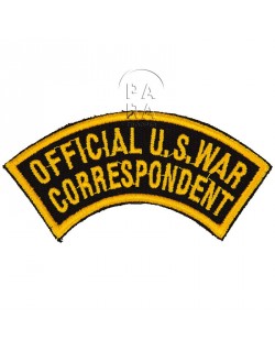 Official U.S. War Correspondent patch