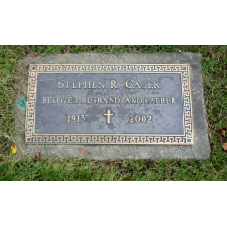 Plaques d'identité, Dog Tags, S/Sgt. Stephen Calek, 309th Service Group, 9th Air Force, USAAF, ETO
