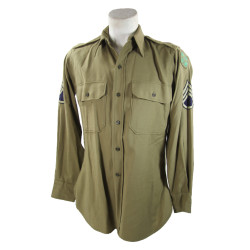 Shirt, Wool, Officer, Staff Sergeant, 4th Infantry Division