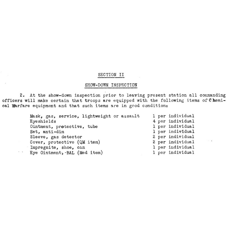 Cover, Protective, Individual, US Army, 1944 Contract