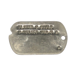 Dog Tag, Cpt. Olivia Stolz, Nurse, ETO