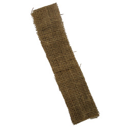 Burlap, Jute, impregnated, M1 helmet camouflage netting, Light brown