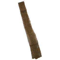 Burlap, Jute, impregnated, M1 helmet camouflage netting, Light brown