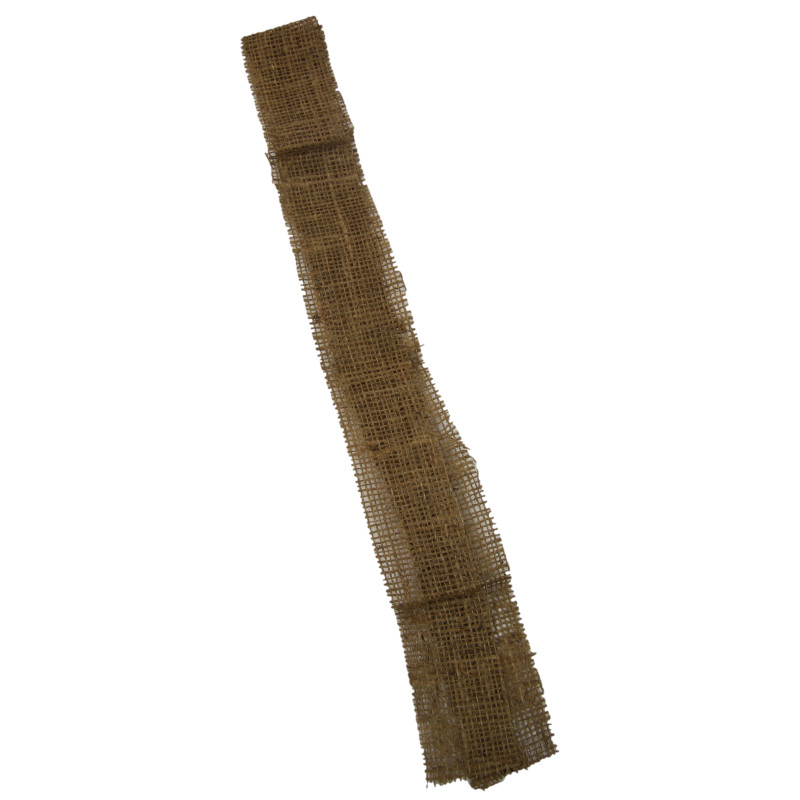Toile de jute imprégnée pour filet de casque, Marron clair
