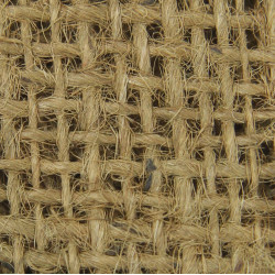 Burlap, Jute, impregnated, M1 helmet camouflage netting, Light brown