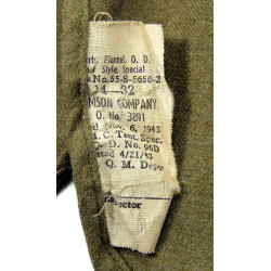 Chemise moutarde, Private First Class, 3rd Army, 1943, Patton