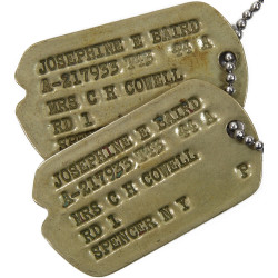 Dog Tags, Josephine Baird, WAC