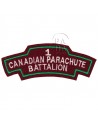 Titre d'épaule 1st Canadian Parachute Battalion Titre d'épaule 1st Canadian Parachute Battalion