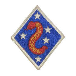Insigne, 2nd Marine Division, USMC, 1er type, Snake Type