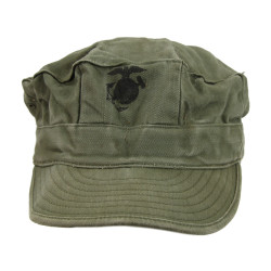 Cap, Herringbone Twill, P44, USMC, Pvt. William Gallihugh