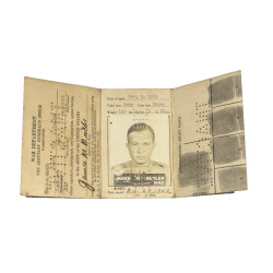 Carte d'identité, 1er type, Cpt. James Butler, 106th Medical Regiment, 31st Infantry Division