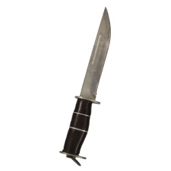 Couteau de combat type EGW, avec fourreau en cuir