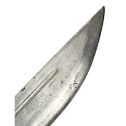 Couteau de combat type EGW, avec fourreau en cuir