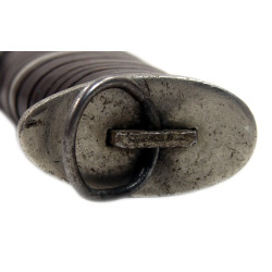 Couteau de combat type EGW, avec fourreau en cuir