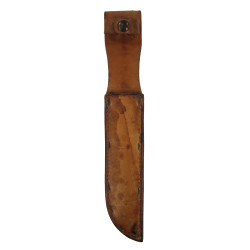 Couteau de combat type EGW, avec fourreau en cuir