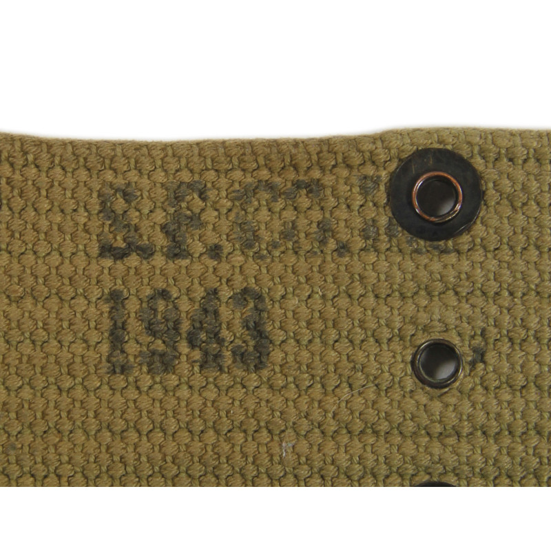 Belt, Pistol, M-1936, S.F. Co. Inc. 1943, Brass buckles