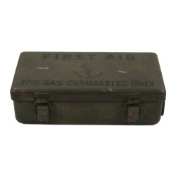 Boîte de premiers secours aux gaz (Gas Casualties), OD, 1943