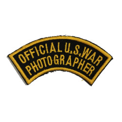 Insigne, Official U.S. War Photographer