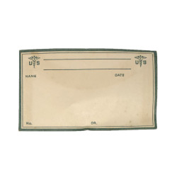 Enveloppe pour message, Medical Department, 10 x 6 cm