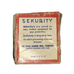 Boîte de 3 préservatifs, SEKURITY
