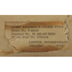 Lamp Assembly, Dome Type, USAAF
