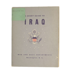 Booklet, A Short Guide to Iraq, 1942