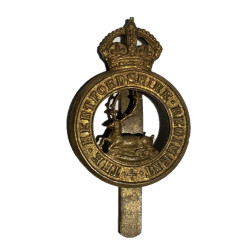 Cap Badge, The Hertfordshire Regiment, D-Day