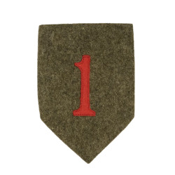 Insigne, 1st Infantry Division, fabrication précoce