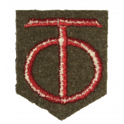 Insigne, 90th Infantry Division, brodé sur feutre
