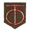 Insigne, 90th Infantry Division, brodé sur feutre