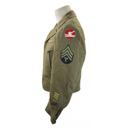 Blouson Ike, T/4 Ernest Theuerkauf, Medic, 84th Infantry Division, ETO
