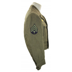 Blouson Ike, T/4 Ernest Theuerkauf, Medic, 84th Infantry Division, ETO